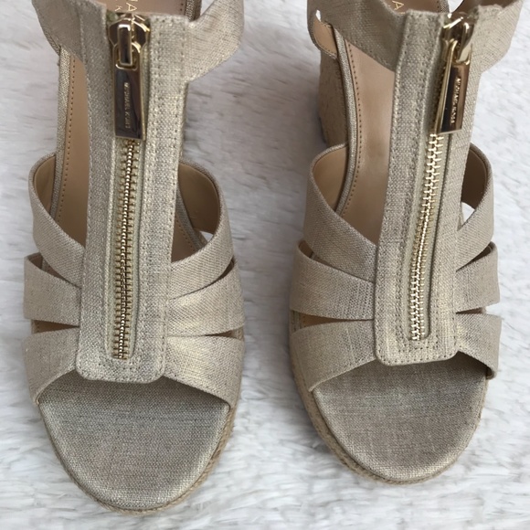 Michael Kors Berkley Wedge Sandals - Picture 4 of 10
